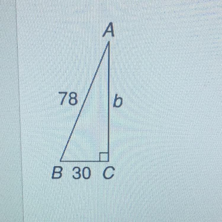 What is the missing side length in the triangle below?-example-1