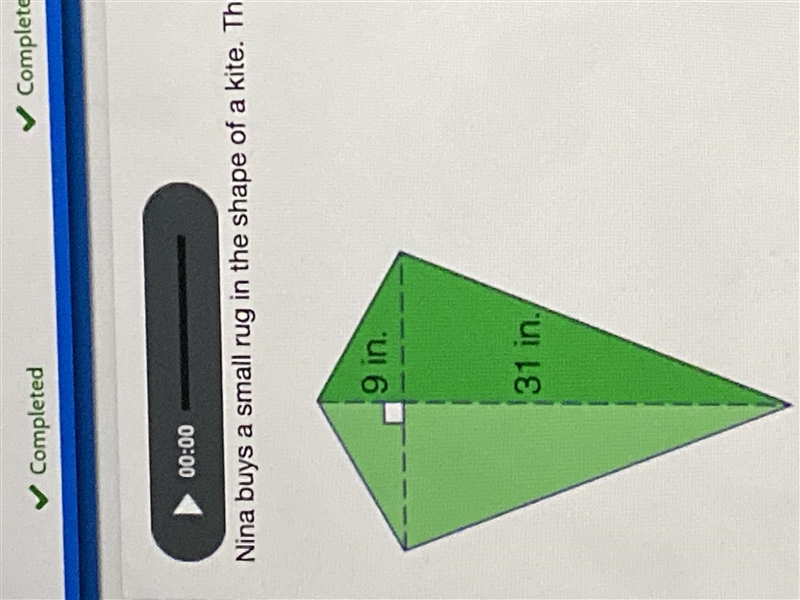 What are the width and the area of the rug?-example-1