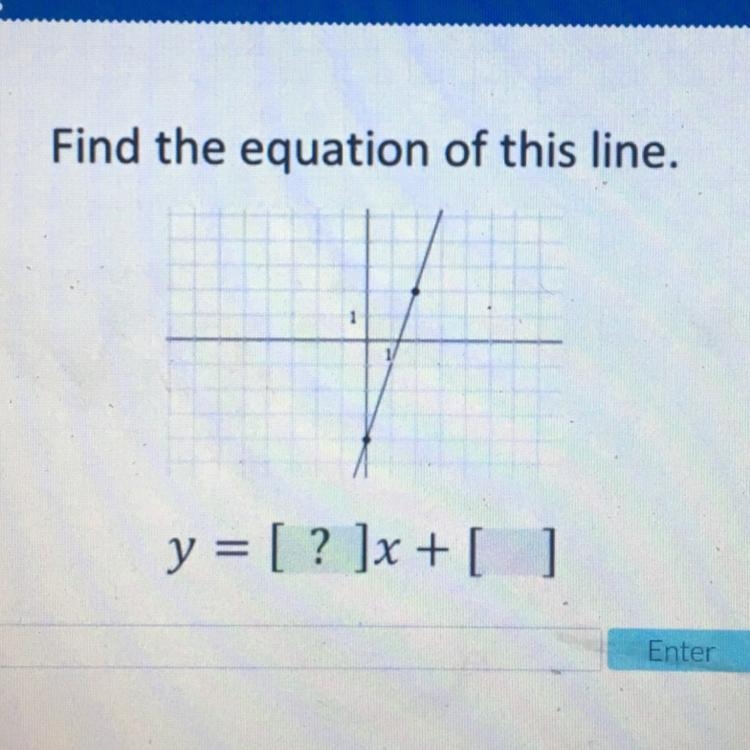 Find the equation of this line. please help ! anything is appreciated !!-example-1