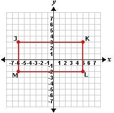 What is the length of the diagonal from vertex J to vertex L in the quadrilateral-example-1