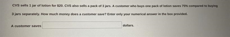 How much does the costumer save?-example-1