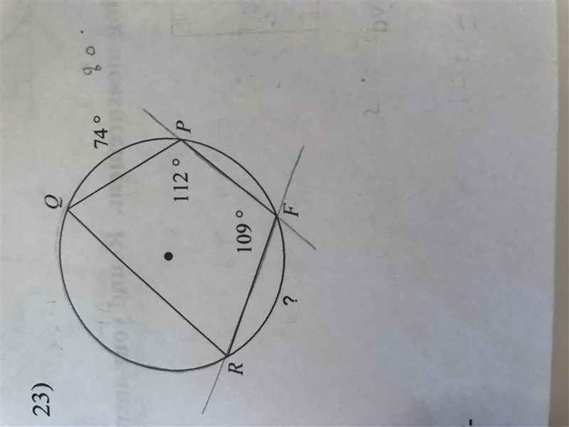 Find the measure of the arc or angle indicated.-example-1