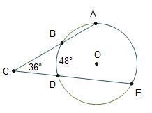 In circle O, what is m AE? A) 120° B) 168° C) 84° D) 96° last time I forgot to add-example-1