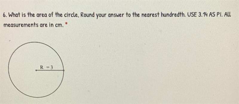 What is the area of the circle. Round your answer to the nearest hundredth.-example-1