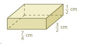 Find the volume of the prism. The volume is cubic centimeters.-example-1