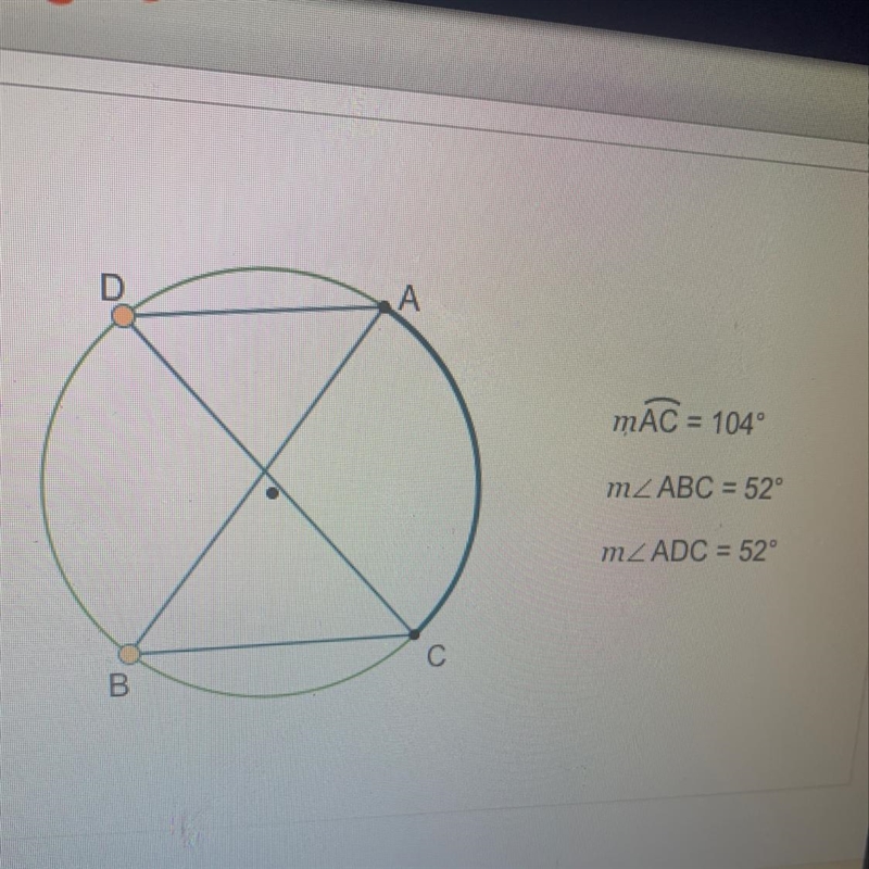 2. Move points D and B and observe how the angle measures change. What happens to-example-1