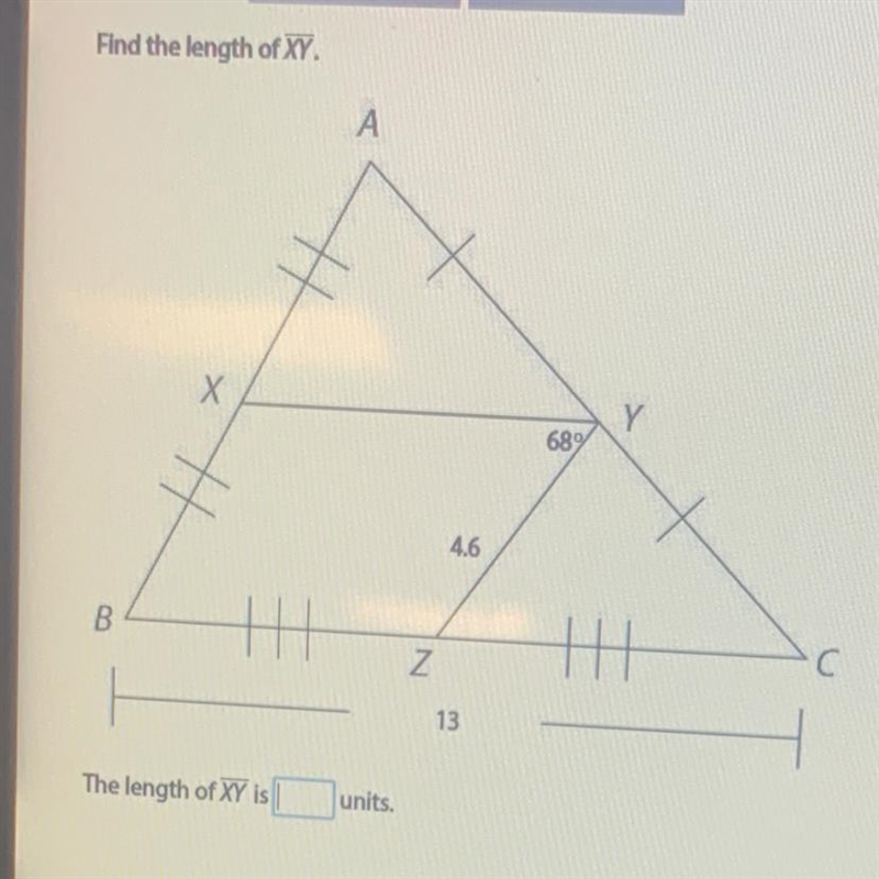 Find the length of XY.-example-1