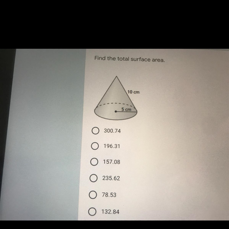 Find the total surface area. Thanks for the help!-example-1