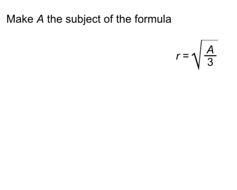 Make a subject of the formula-example-1