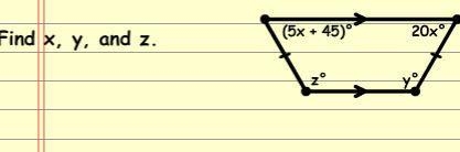 Find x, y, z please help!-example-1