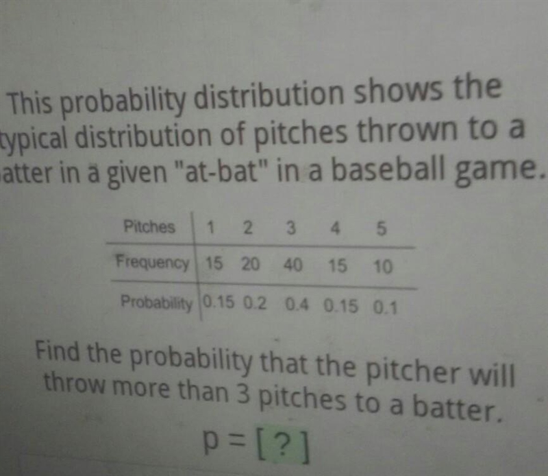 PROBABILITY DISTRIBUTIONS?? Do anyone know how to find probabilities??​-example-1