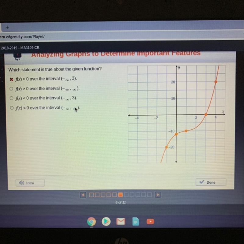 What is true about the given function?-example-1