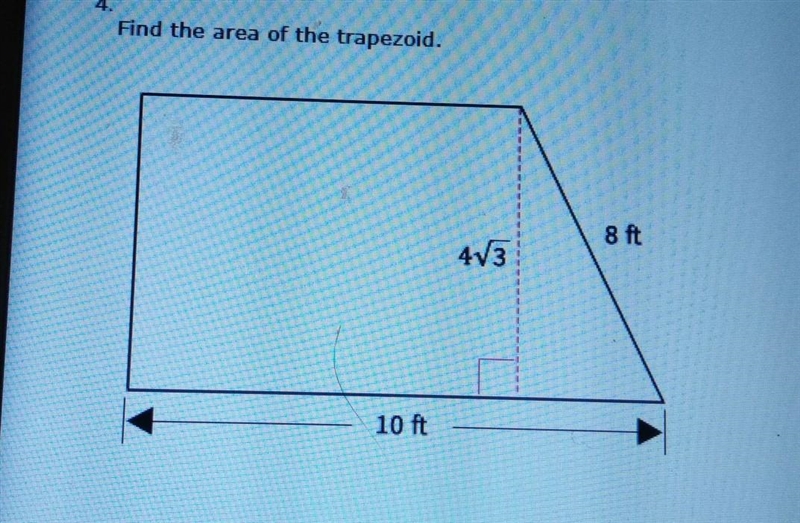 Find the area of a trapezoid​-example-1