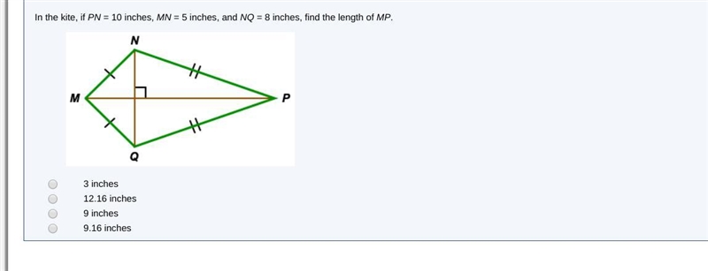 All of the following names of the polygon above are correct EXCEPT for: A.3 inches-example-1