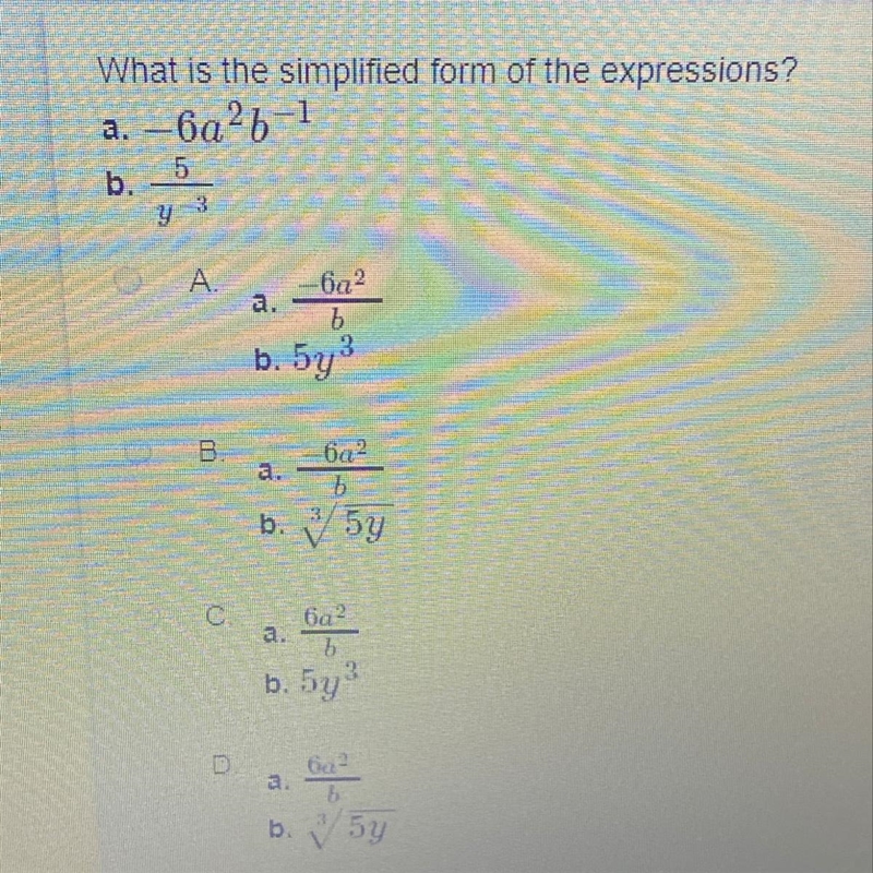 What is the simplified form of the expression?-example-1