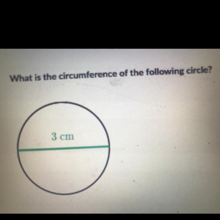 What is the circumference of this circle-example-1