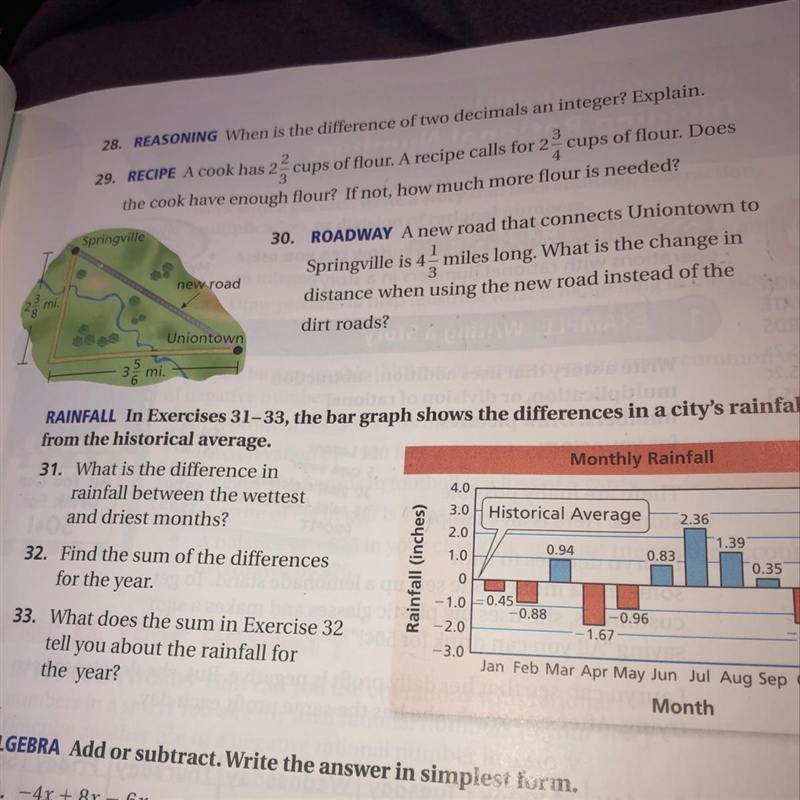 Need help with 31 , 31 and 34 please :)-example-1