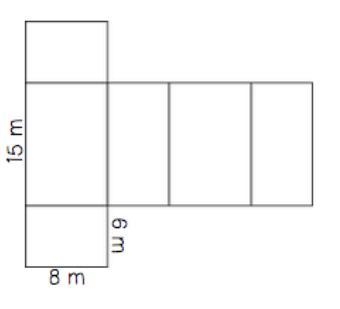 The LATERAL Surface Area for the shape below is ____________. (assume the bases are-example-1