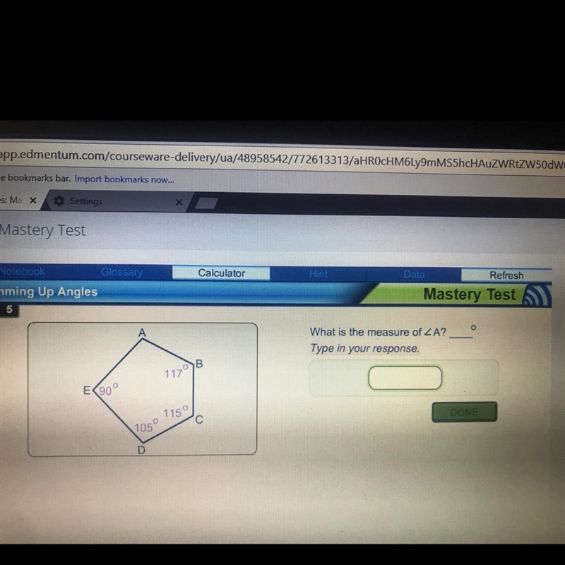 What is the measure of A? I’m confused Please help me!!-example-1