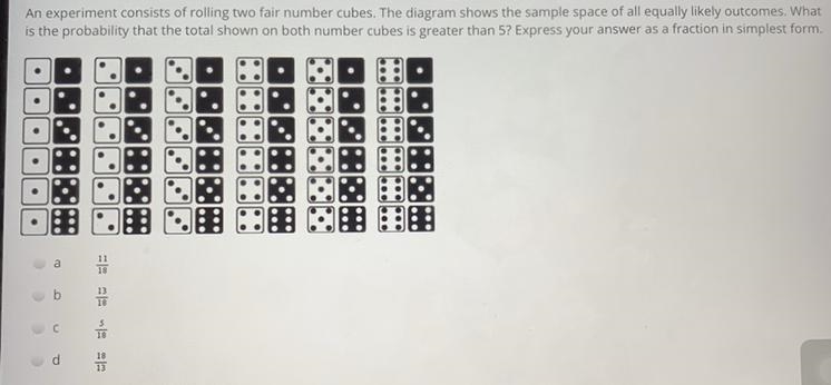 A 11/18 b 13/18 c 5/18 d 18/13-example-1