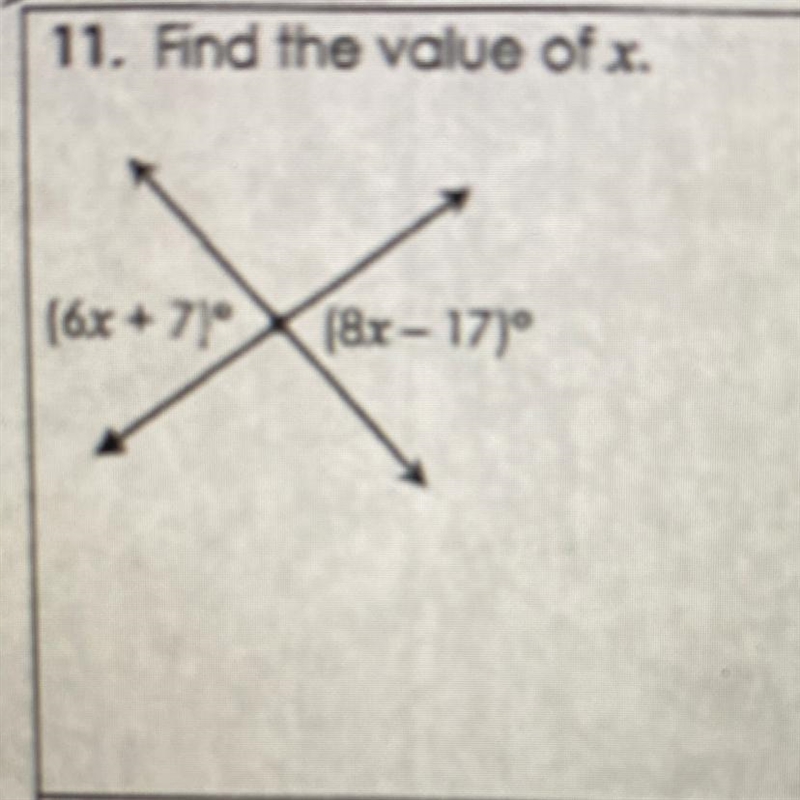 Help plzzz!! find the value of x-example-1