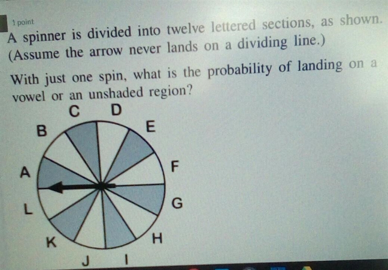 Probability 1/4 3/4 1/2 5/8??​-example-1