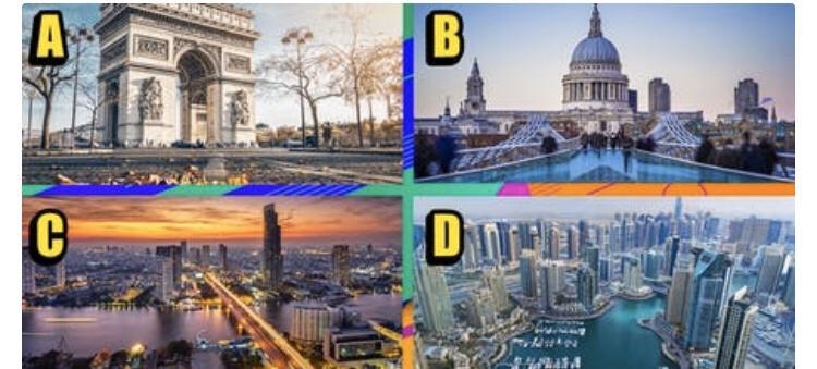 Of the cities shown, which one is the most visited?-example-1