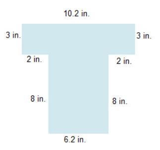 What is the area of the figure? 42.4 square inches 80.2 square inches 92.8 square-example-1