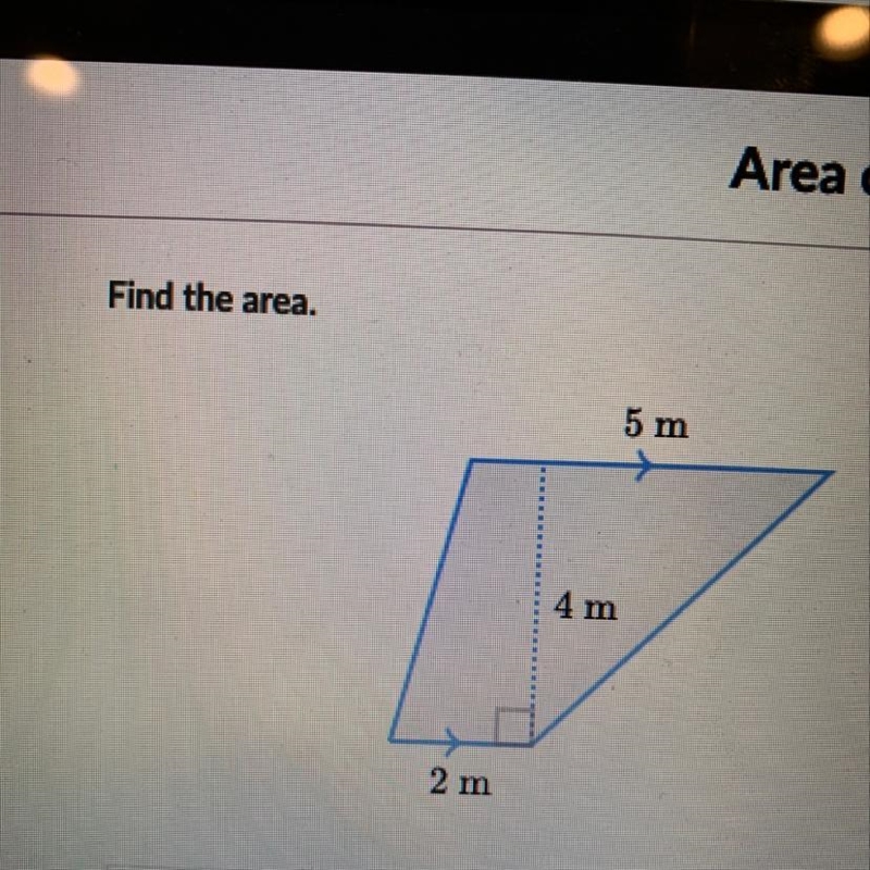 Find the area of the trapazoid for me please :)-example-1