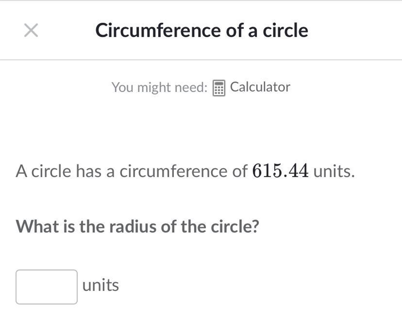 Help what is the radius of the circle-example-1