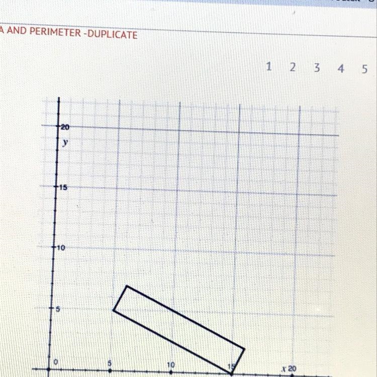 Determine the coordinates of the corners of the rectangle to compute the area of the-example-1