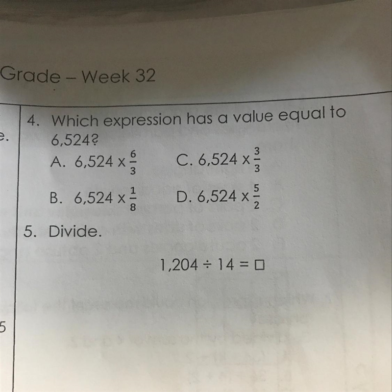 Which expression has a value equal to 6,524?-example-1