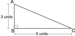 A right triangle ABC is shown below: The area of the triangle above will equal one-example-1