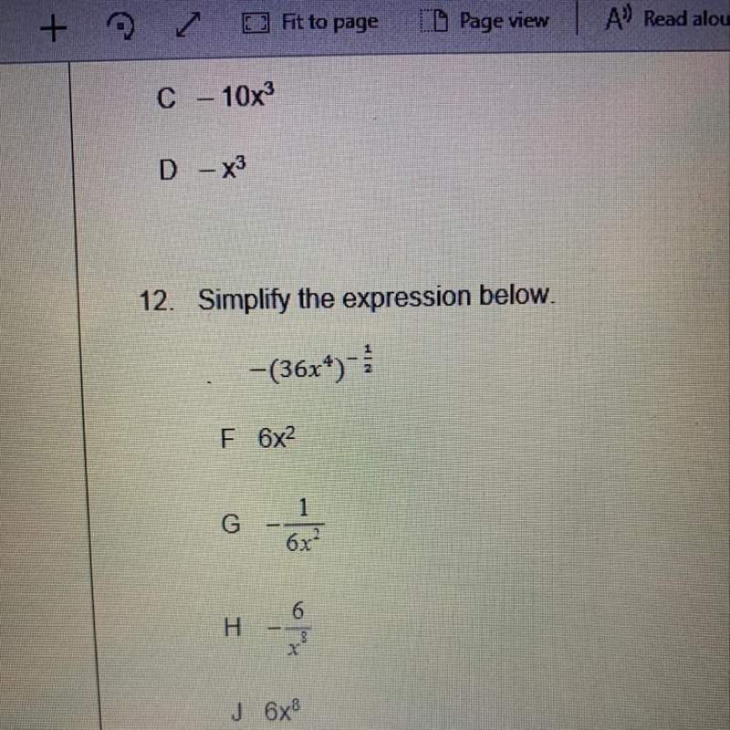 Simplify the expression below-example-1