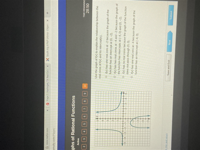 use the graph of f(x) to explain the relationship between the real zeroes of f(x) and-example-1