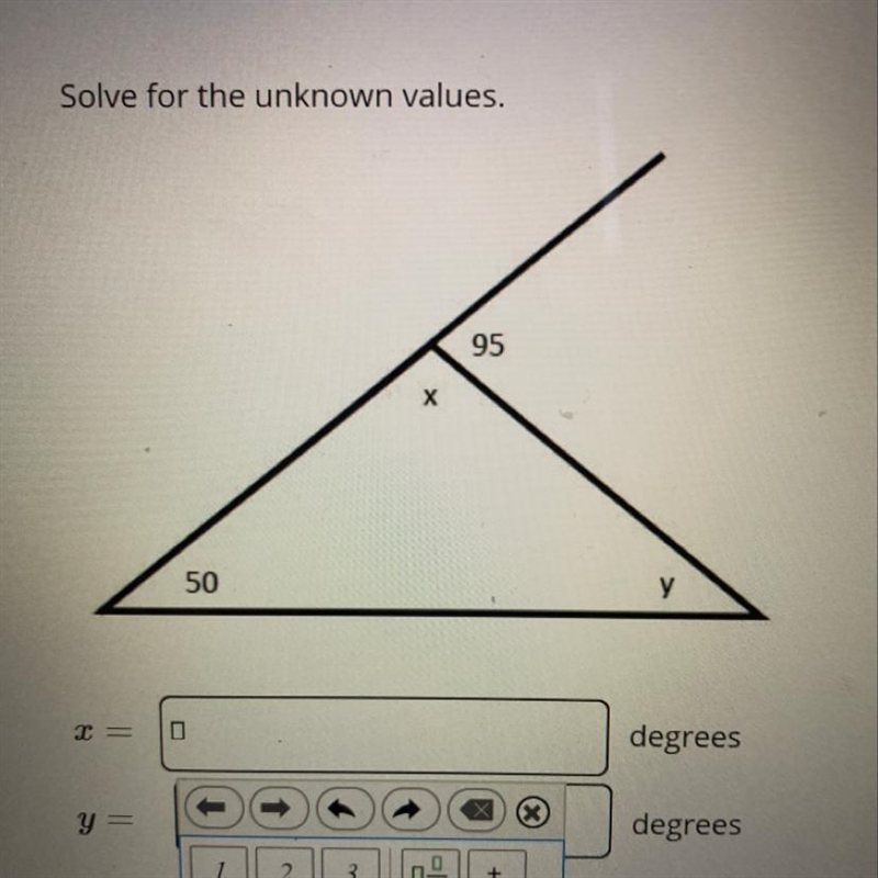 Solve for the unknown values-example-1