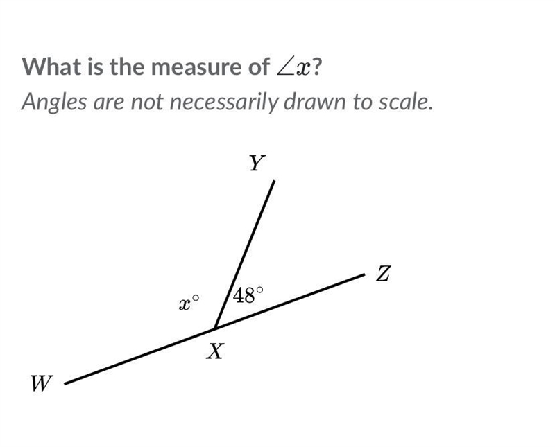 What is the measure of ∠x?-example-1