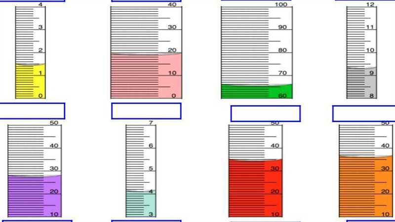 I WILL BRAIN IF YOU GET IT RIGHT!! find the measurement of each liquid in the graduated-example-1