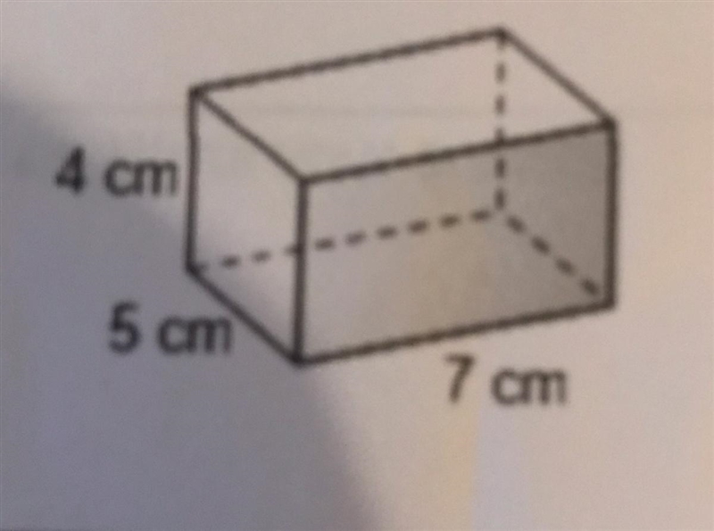 Please find the VOLUME of this figure... Write the formula and plug in the values-example-1