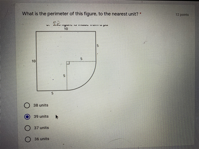 What is the perimeter of this figure, to the nearest unit?-example-1