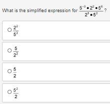 What is the simplified expression for 5 to the power of negative 3 multiplied by 2 to-example-1