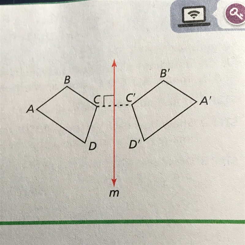 How does a reflection affect the properties of a two-dimensional figure?-example-1