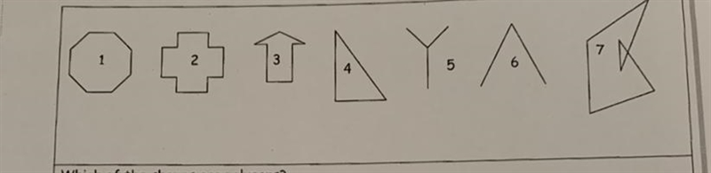 Which of these shapes are polygons and which are not and why?-example-1