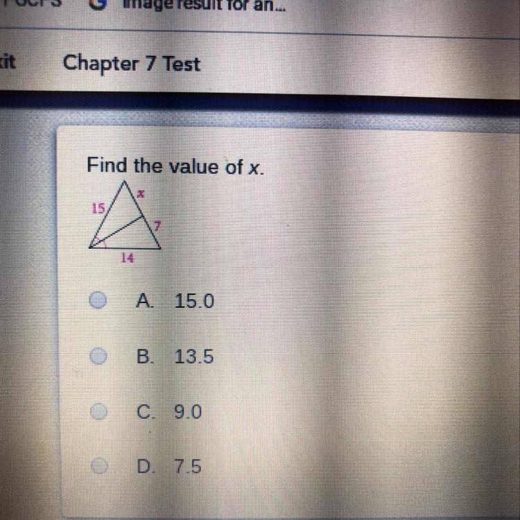 Find the value of x.-example-1