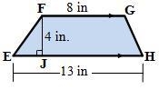 Find the area of the triangle or quadrilateral.-example-1