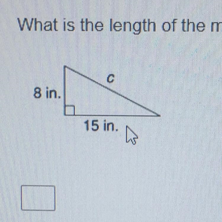 What is the length of the missing side?-example-1