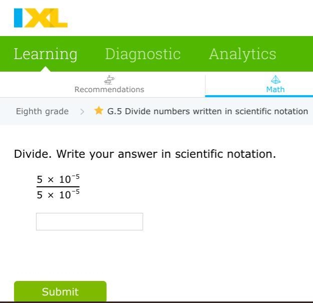 Divide write your answer in scientific notation. look at the picture!-example-1