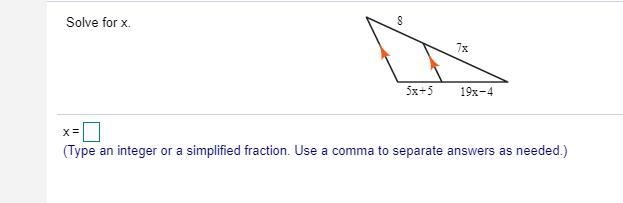 Please help me with the question. You must solve for x.-example-1