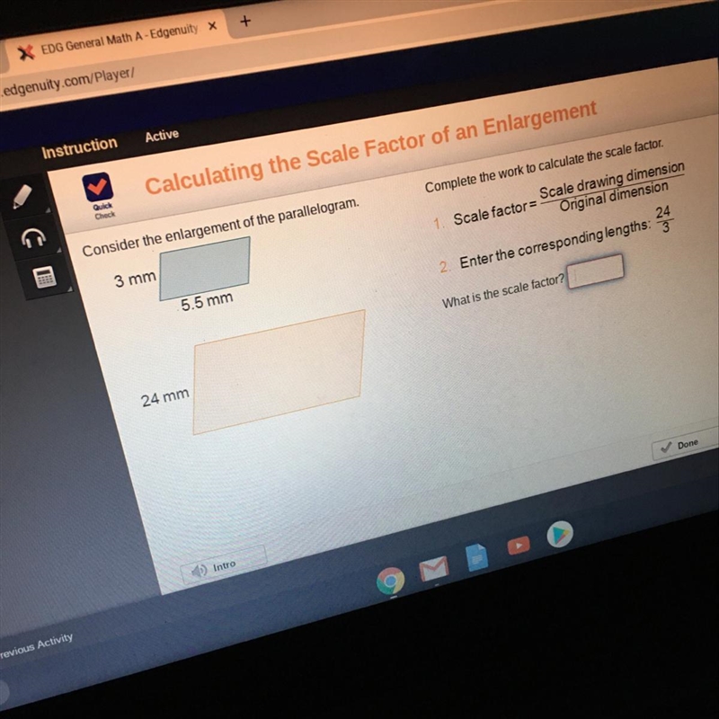 Consider the enlargement of the parallelogram ?-example-1