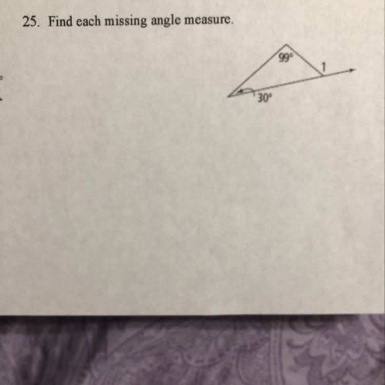 Find each missing angle measure-example-1